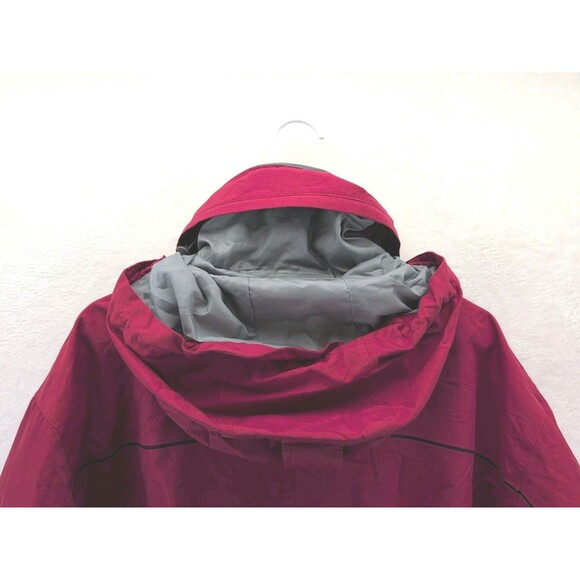 Helly Hansen Helly Tech Hidden Hood Red Waterproof Ski Snowboard Jacket Mens XL - Picture 13 of 16